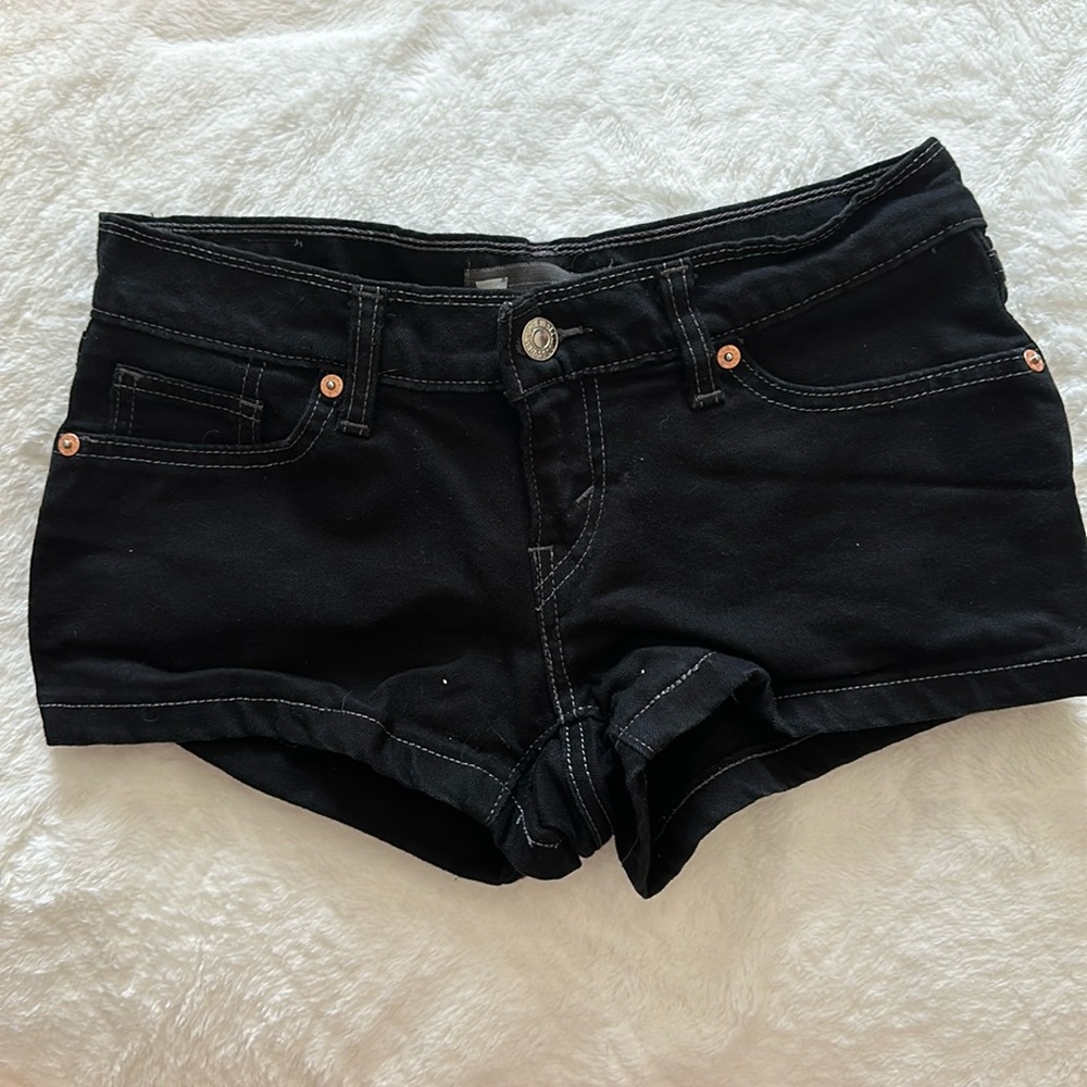 Levi’s Black Denim shorts
